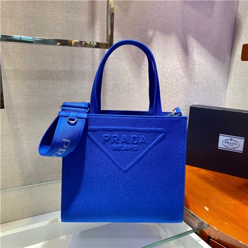 PRADA 프라다 엠보싱 로고 레더 토트백 1BG382 3COLOR