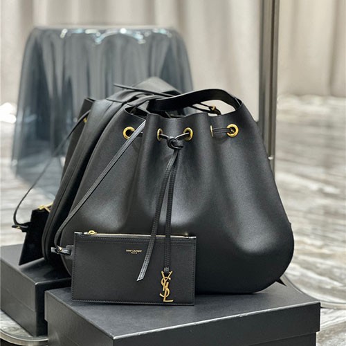 SAINT LAURENT 생로랑 플랫 호보백 라지 Y697941