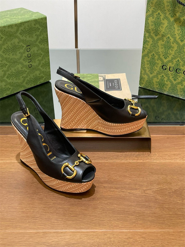 GUCCI 구찌 여성용 샌들 (굽높이11.8CM) G84631-1 2COLOR