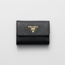 PRADA 프라다  사피아노 메탈 로고 반지갑 1MH025 2COLOR