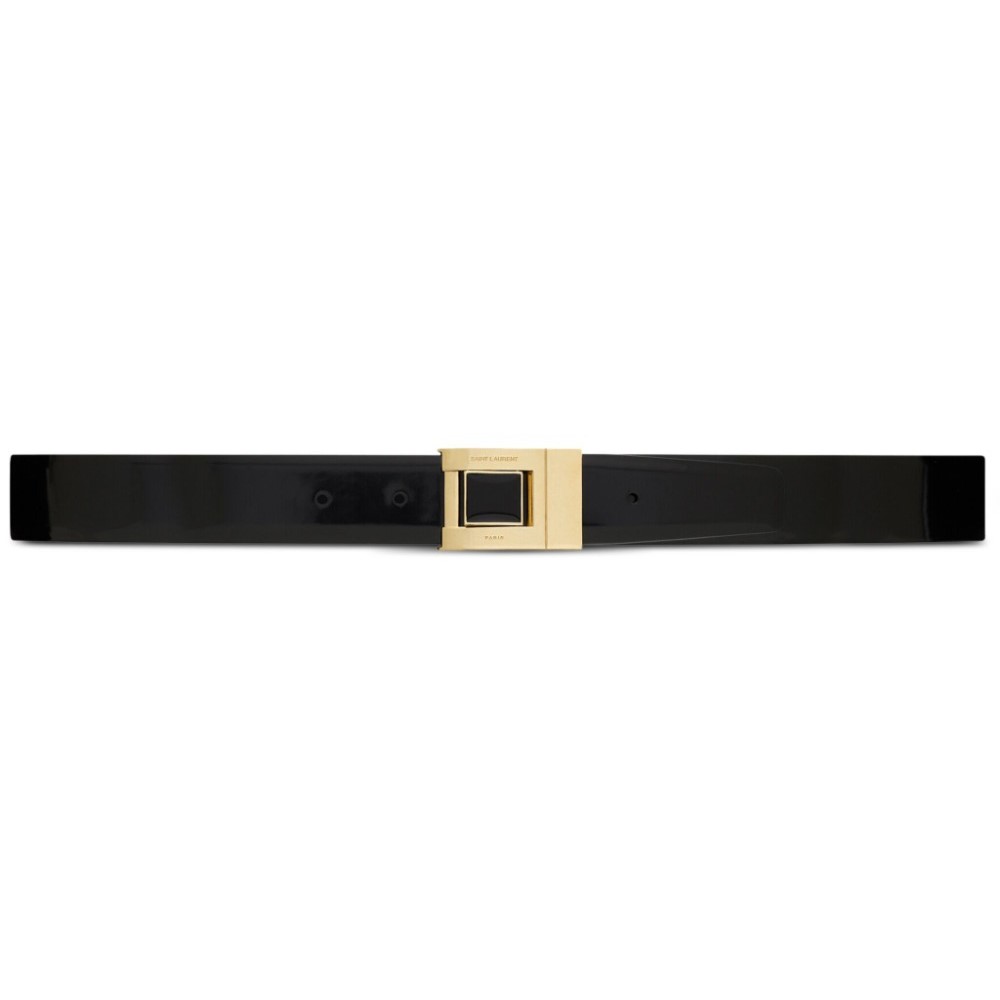 SAINT LAURENT 생로랑 가죽 버클 벨트 763579 (30mm) 2COLOR