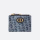 DIOR 디올 30 Montaigne 몽테인 달리아 지갑 데님 S2197