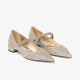 JIMMY CHOO 지미추 여성용 구두 Bing Pump Flat 굽높이 2.5cm