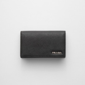 PRADA 프라다 사피아노 가죽 카드 홀더 1MC122