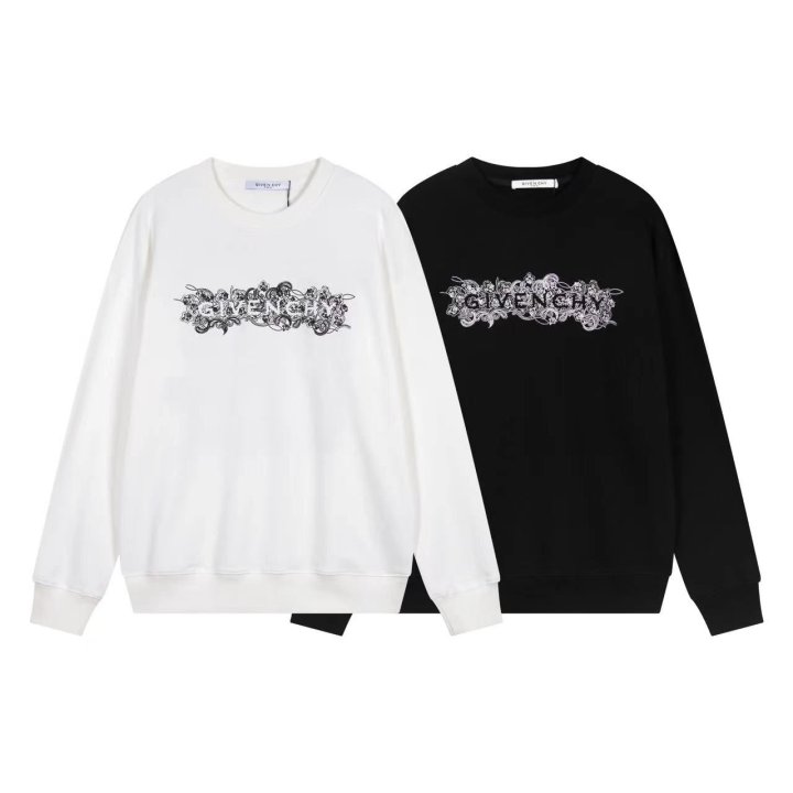 GIVENCHY 지방시 그래피티 자수 로고 맨투맨