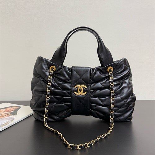 CHANEL 샤넬 맥시 보우백 미디움 (양가죽) AS9802