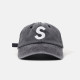 SUPREME 슈프림 S 로고 워싱 볼캡
