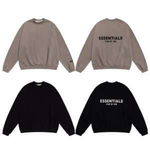 FEAR OF GOD 피어오브갓 에센셜 1848 백 로고 플리스 스웨트 셔츠