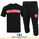 BALENCIAGA 발렌시아가 서큐리티 테이프 프린팅 반팔 & 7부 셋업