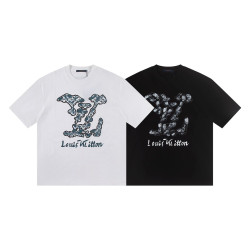 LOUIS VUITTON 루이비통 6370 클라우드 시그니처 로고 반팔