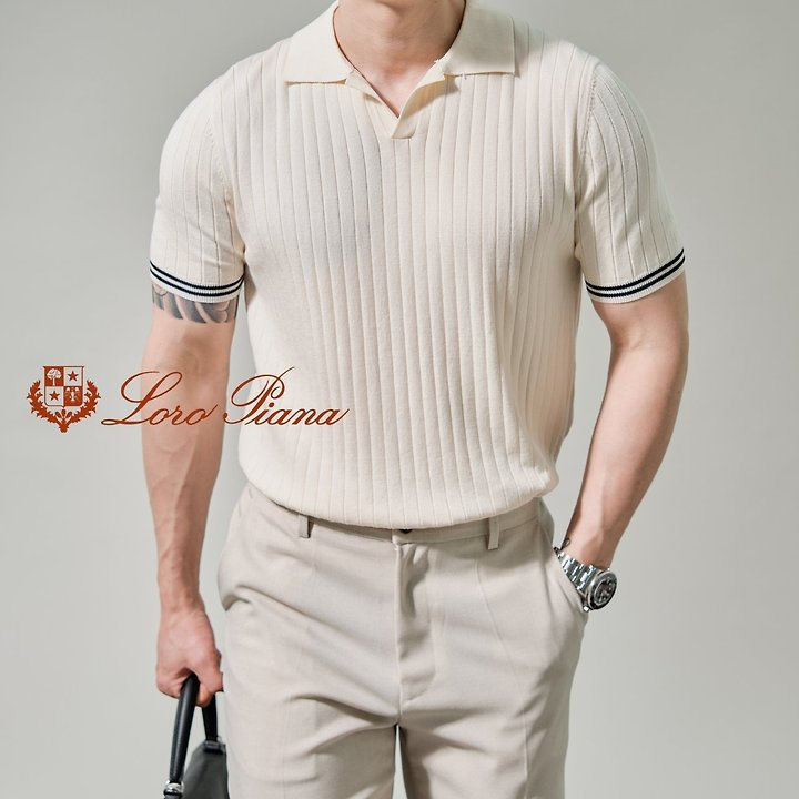 LOROPIANA 로로피아나 오픈카라 2COLOR