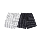 BALENCIAGA 발렌시아가 6455 올오버 로고 프린트 스윔 쇼츠