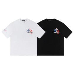 CHROME HEARTS 크롬하츠 6480 멀티 컬러 크로스 세메터리 반팔
