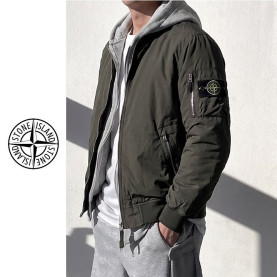 STONE ISLAND 스톤아일랜드 크링클 랩스 봄버자켓 3COLOR