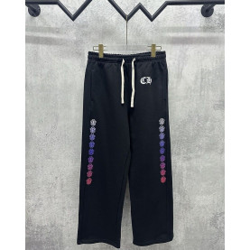 CHROME HEARTS 크롬하츠 7074 대거 그라데이션 사이드 라인 스웨트 팬츠