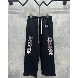 CHROME HEARTS 크롬하츠 7076 아메리칸 플래그 레터링 스웨트 팬츠