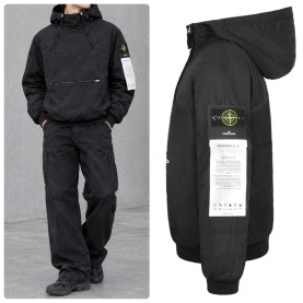 STONE ISLAND 스톤아일랜드 와펜패치 이중아노락 자켓
