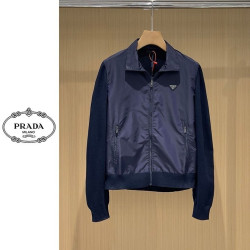 PRADA 프라다 리나일론 디테일 스웨트 재킷