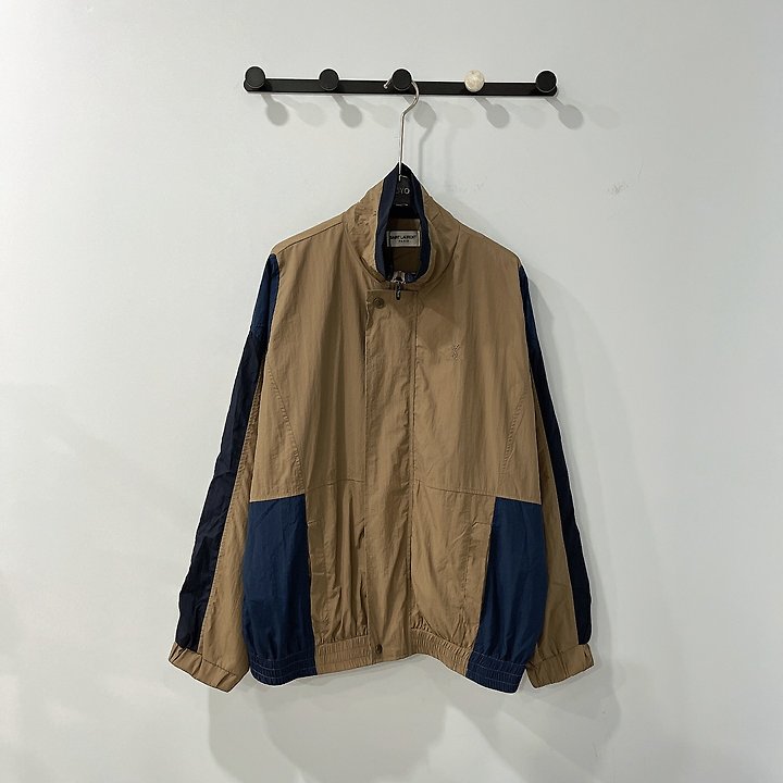 SAINT LAURENT 생로랑 컬러블럭 윈드자켓